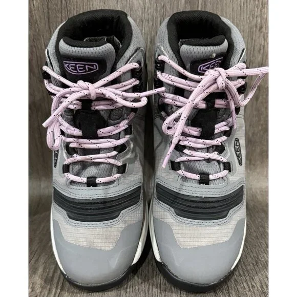 Keen Tempo Flex Boots Women's Size 6.5 Gray Synthetic Casual Hiking WP Shoes - Picture 12 of 16